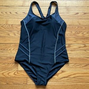 Black one piece bathing suit - 2XL